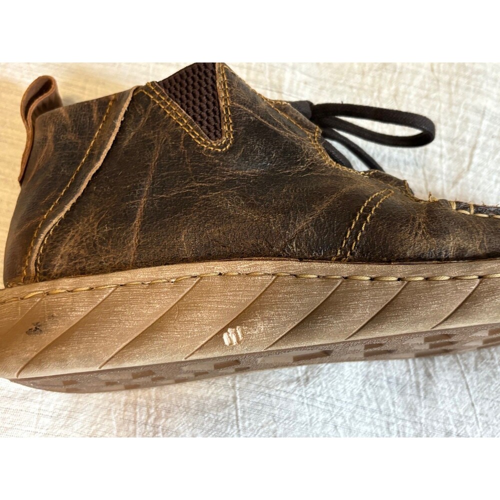 Tony Lama TLC505 Estancia Tan Chukka Boots Men’s 10 Distressed Leather - Picture 12 of 13